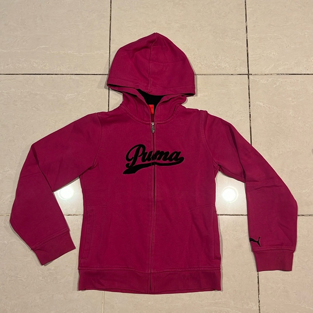 Puma Girl’s L Zip up Sweater Hoodie